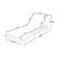 ENSEMBLE DE CHAISE LONGUE AVEC APPUI-TÊTE, BOIS D'ACACIA AVEC COUSSINS DE SALON RÉSISTANT À L'EAU (BEIGE ET 3 PLIERS ET 4 POUCES) - VERSION ASSORTIE GRIS FONCÉ / crème disponible-1308317454