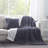 Sherpa Diamond Trellis Faux Fur Throw Blanket-665422004