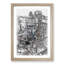 Valencia Skyline in Spain in Abstract - Picture Frame Graphic Art Print-55764141-55764140
