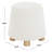 Round Chenille Ottoman-1159046819