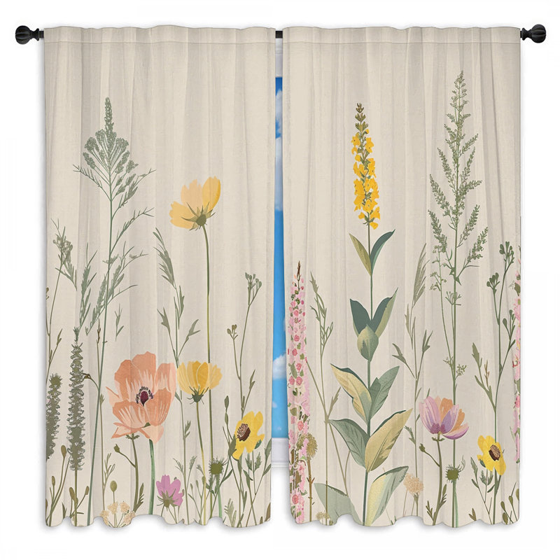 Prabal Room Darkening Curtain Pair, 40" W x 82" L