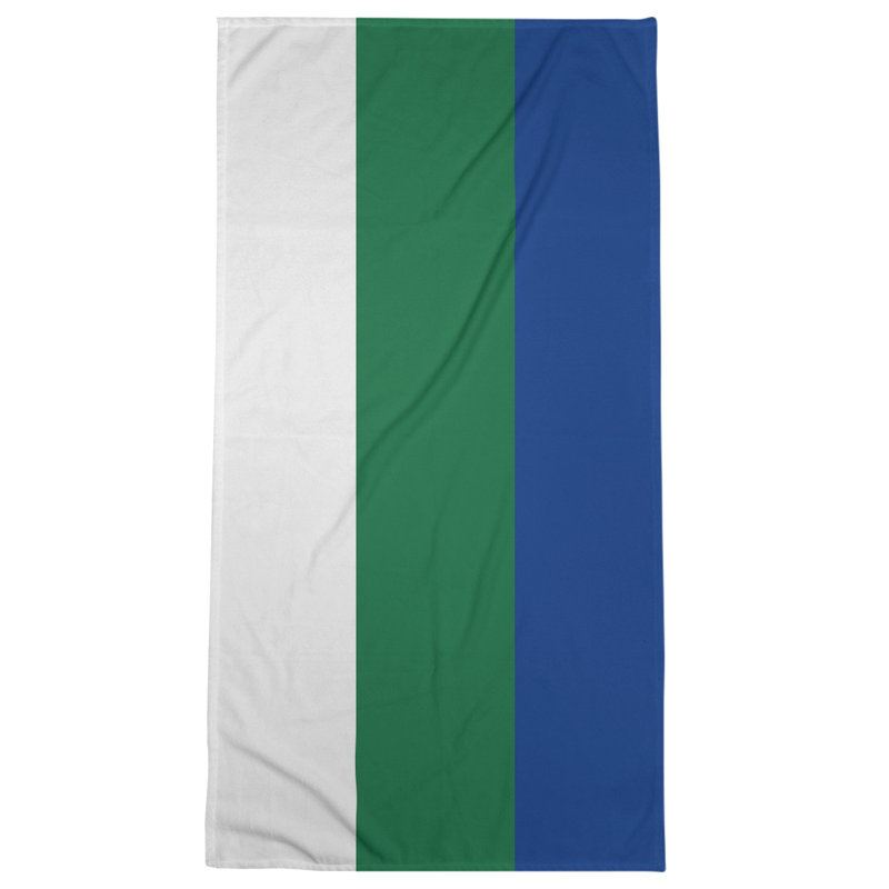 Bath Towel, Pine/Blue