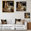 Classic Elegance - Champagne, reproduction d'art sur toile encadrée vin-46841651-46841649
