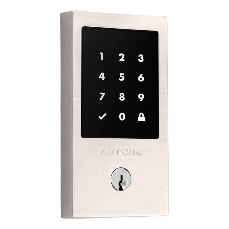 Minneapolis Touchscreen Standalone Deadbolt, Polished Nickel