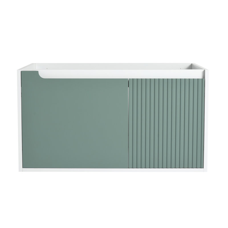 Bathroom Vanity 36" Wall Mounted, Material, Modern Design Vanity, , Fashionable Colour Scheme
