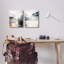 Sunlit Birds over Lake par JJ Design House LLC - 2 pièces, impression-104440278-104440280