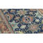 Hand-Knotted High-Quality Blue and Red Runner