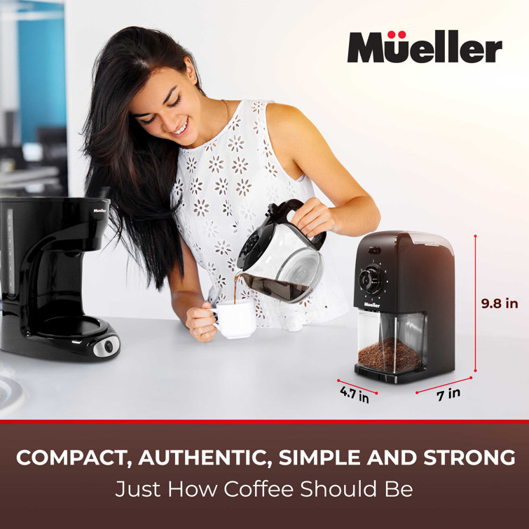Mueller Precision Coffee Grinder. Grinding whole beans will always
