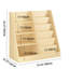 Bibliothèque pour tout-petits à 4 niveaux avec casiers de rangement, bibliothèque en bois pour chambre de bébé-798144438