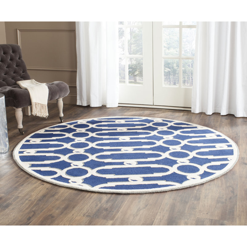 Tapis en coton Sheeran Newport, Rond 6 pi