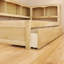 Solid Pine Twin Size Daybed With Two Storage Drawers, Five Cabinets, And USB Ports-704601930
