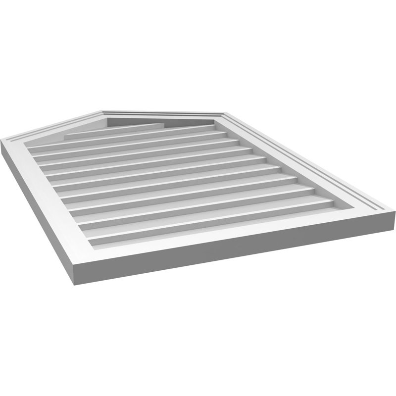 Ventilateur à pignon en uréthane non-fonctionnel Signature, H 34 po x l 24 po x P 1,5 po