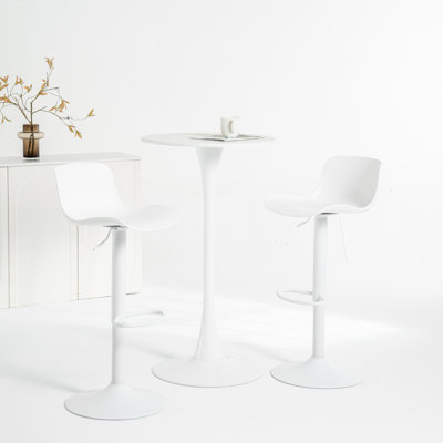 Meli Height-Adjustable Swivel Bar Stool
