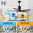 Patricia 52'' Ceiling Fan with LED Lights-2108506877-2108519364