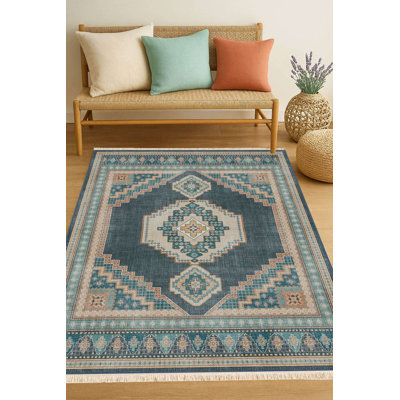 Bohemian Crossroads Geometric Area Rug