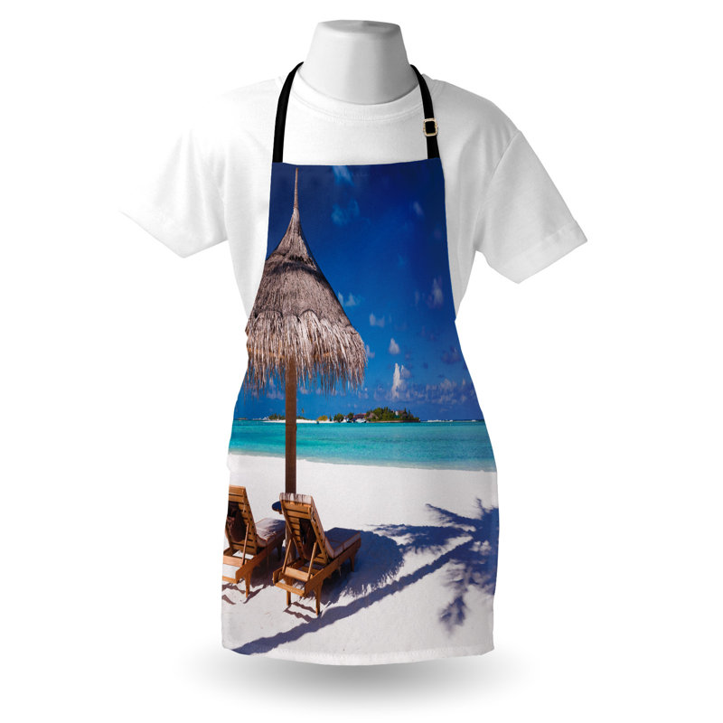 No Pattern Bib Apron