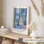 «Architecture and Buildings Henri Matisse The Blue Window Bohemian», reproduction d'art non encadrée-242718663