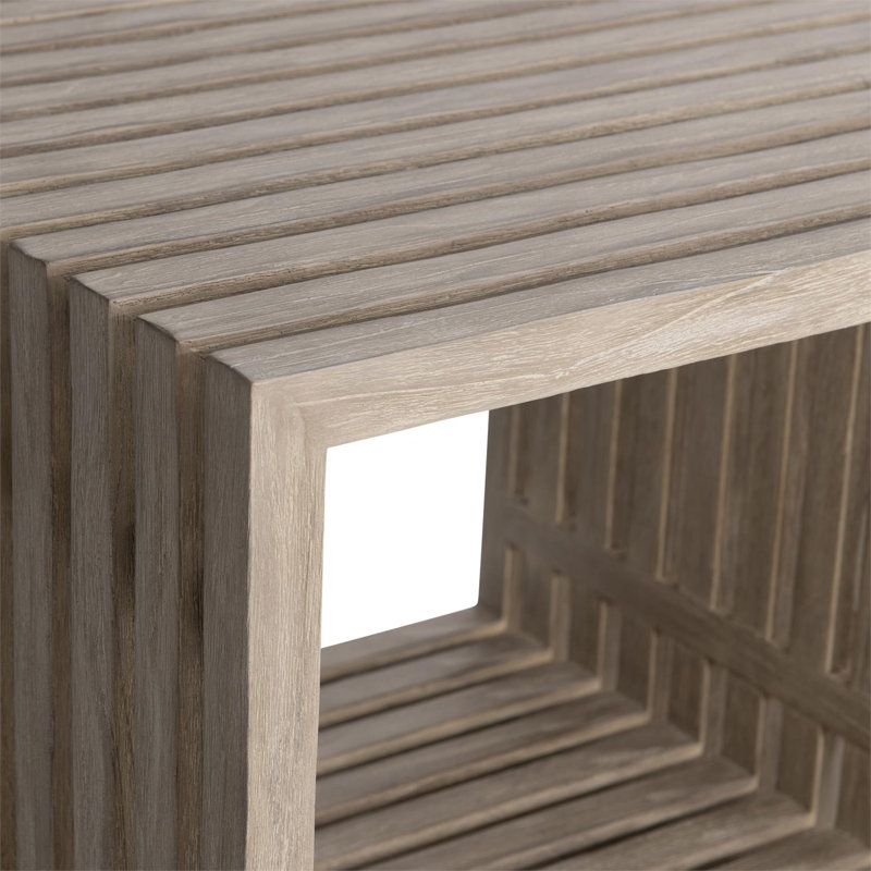 Kingston Outdoor Square Teak Side Table