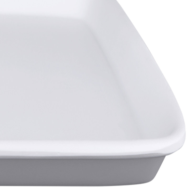 Elite Global Solutions Zen Melamine Platter, White