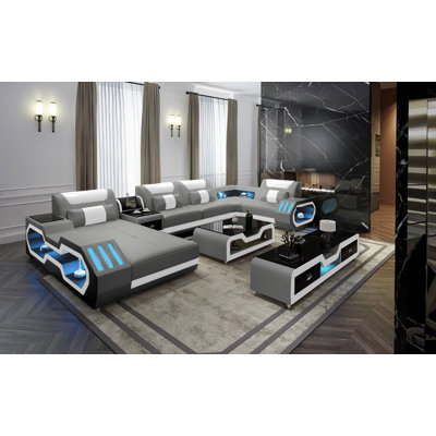 Linsy Upholstered U-Shaped Sectional