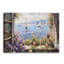 Décoration murale méditerranéenne H 20 "x l 30", imprimé floral bord de mer Méditerranée
