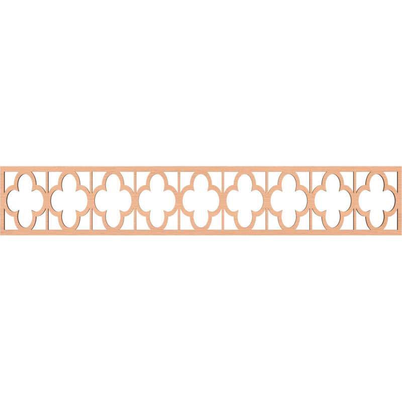 Moulure à panneau Woodall, Aulne, H 8 po x l 46,625 po x P 0,25 po