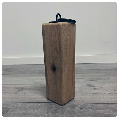 Shayaan Wood Weighted Floor Stop