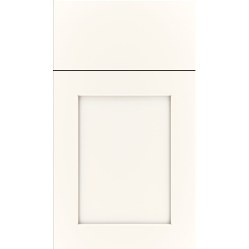 Dwelling Full Access Cattail Door Sample, Satin White
