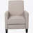 Recliner Push Back Chair For Elegant Home Décor Beige-1754474513