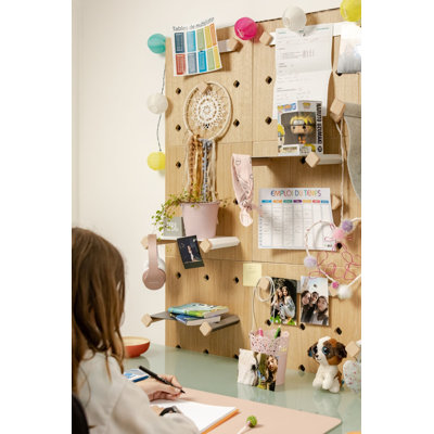 Burdan Modular Pegboard Desk Storage