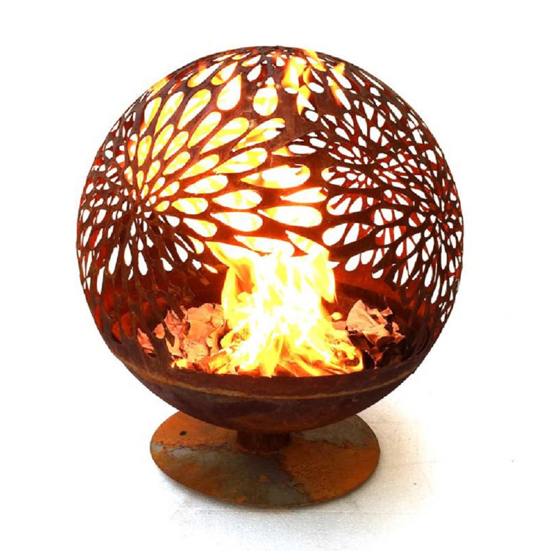 Aakifah Outdoor Wood-Fired Steel Pagoda