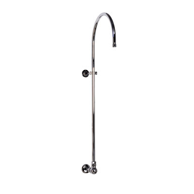 Strom Living Wall Mount Riser Base Assembly with 1/2 IPS Male Connection to the wall