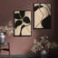 Art mural encadré, rétro, antique, classique pour chambre à coucher - 24 po x 36 po x 2 panneaux-573302450-573302449