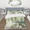 Ensemble de housse de couette Green Minimalisme Palm Trees I - Palmiers et palmiers