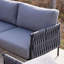 Canapé d'extérieur pour 3 personnes avec coussins épais et imperméables pour balcon de porche de jardin-110948131-110948129