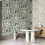 Julie Feels Home Collection Glitter/Shimmer Large Paeonia Flowers Wallpaper Roll-436909926