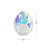 Prismatic Iridescent Spring Easter Egg 8in