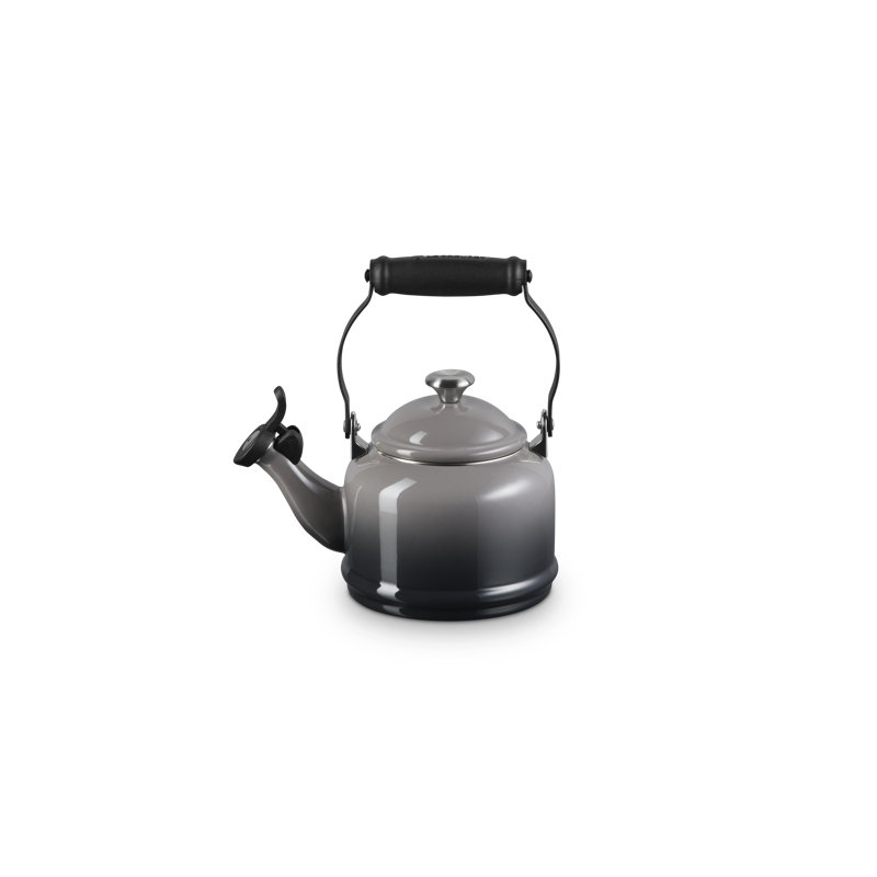Le Creuset Demi 1.25 Qt. Enamel on Steel Tea Kettle, Oyster