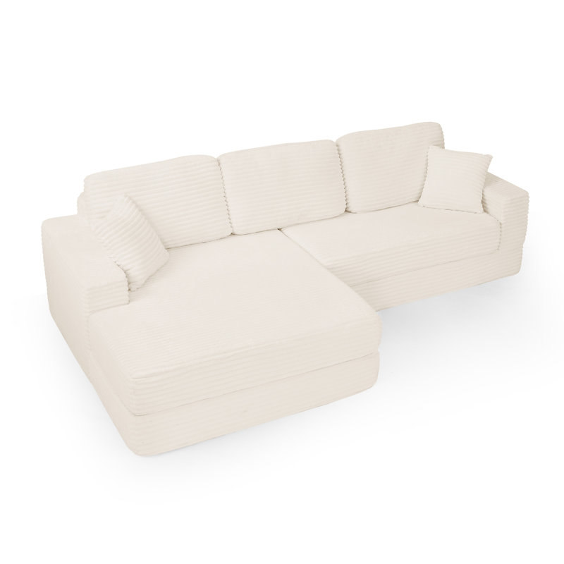 Siège du canapé gauche, Beige
