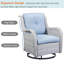 Chaise d'extérieur en osier / rotin avec coussins Lucama-1432741734-1413351502