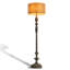 Beige-blanc + lin blanc + lampes sur pied de forme libre en bois massif-1558683502