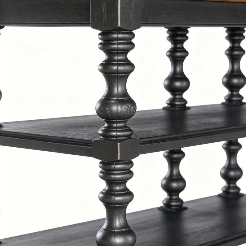 Console American Country Style, 35.4" H x 59.1" W x 15.7" D
