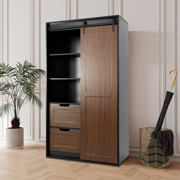 Gracie Oaks Cassundra 39.61'' Closet System | Wayfair