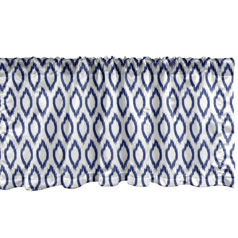 Ornement de cantonnière Ambesonne Ikat, L 42 po x L 18 po