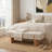 Chamille 55″ Mid-Century Modern Upholstered Bedroom Bench with Solid Wood Legs-1012606276-1012606278