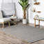 Tapis tissé à la main en mélange de jute-1185419708