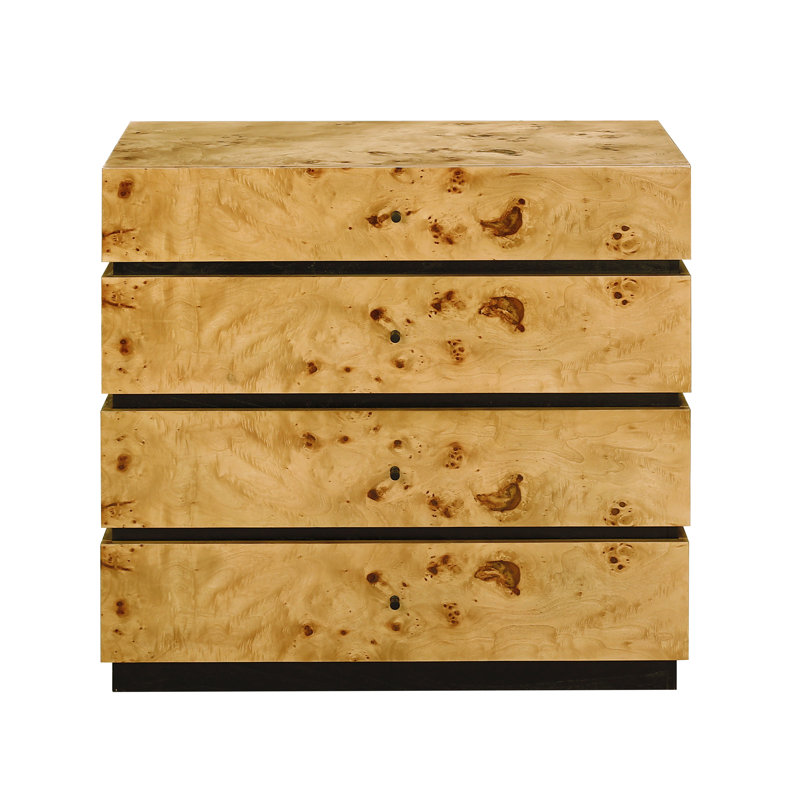 Commode Bromo - grande loupe naturelle, Ronce naturel