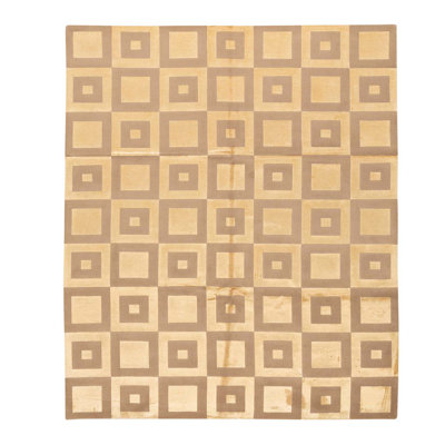 Geometric Area Rug in Ivory