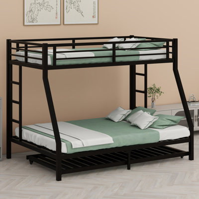 Metal Bunk Bed With Trundle