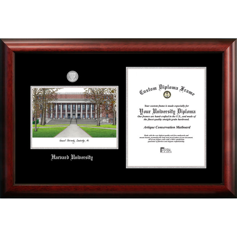 Cadre photo Harvard University, 14 po x 11 po